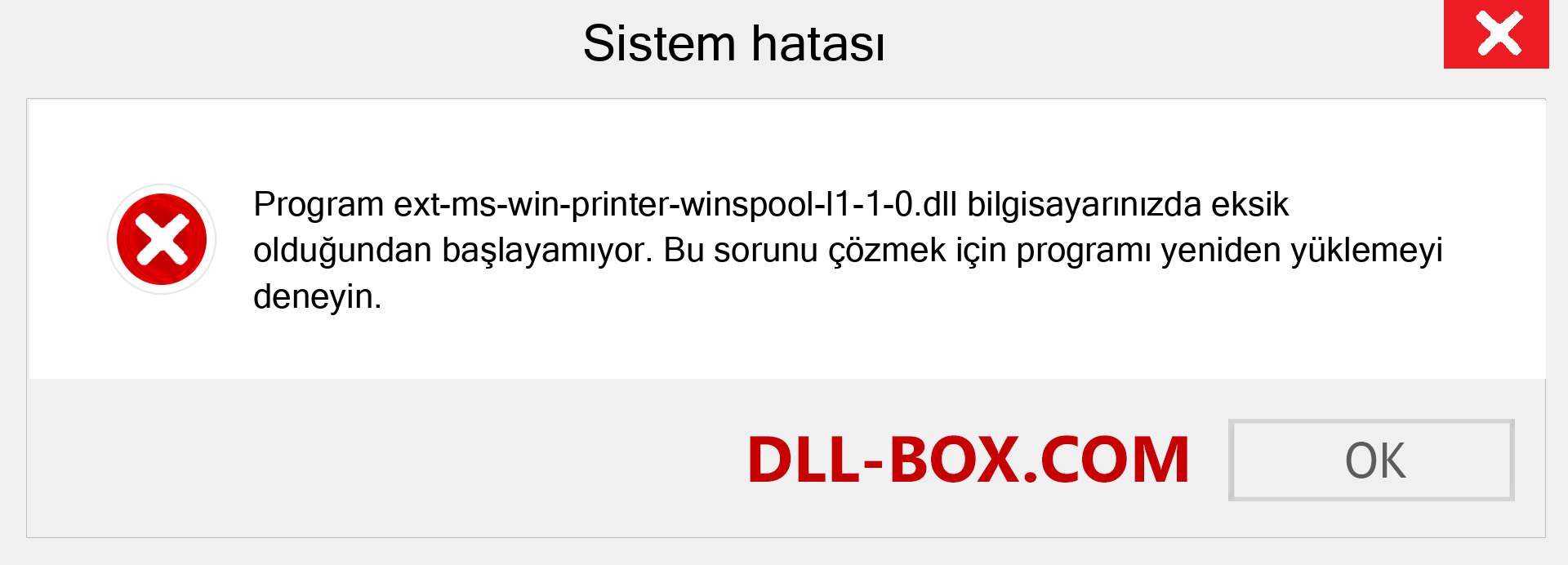 ext-ms-win-printer-winspool-l1-1-0.dll dosyası eksik mi? Windows 7, 8, 10 için İndirin - Windows'ta ext-ms-win-printer-winspool-l1-1-0 dll Eksik Hatasını Düzeltin, fotoğraflar, resimler